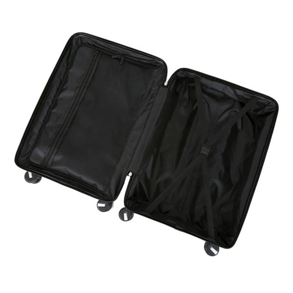 Infinity Luggage Dual 4 Wheel Robust Lightweight TSA Hard Shell Suitcase Luggage Travel Bags Set