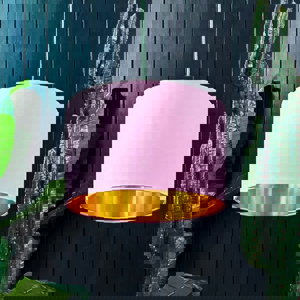 love frankie peach cotton and gold lining