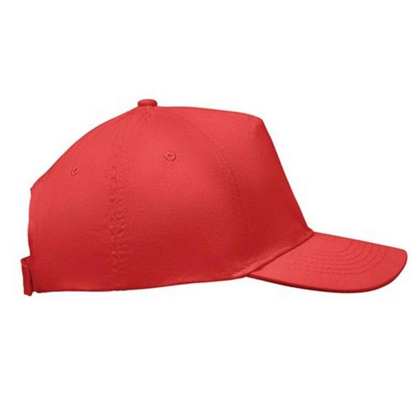 MidOcean Sunny 5 Panel Baseball Cap - Red - 