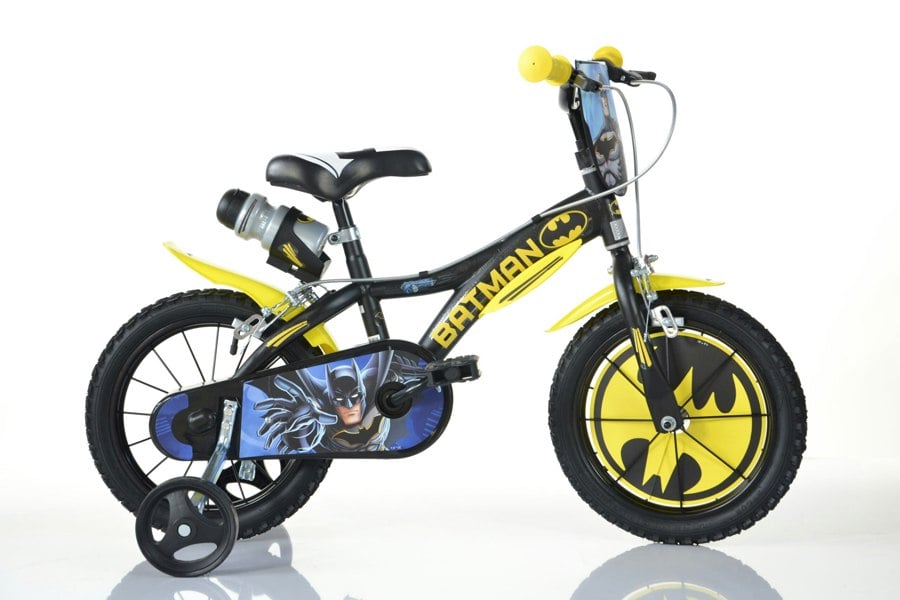 Dino Bikes Dino Batman 14in Bike - Black/Yellow