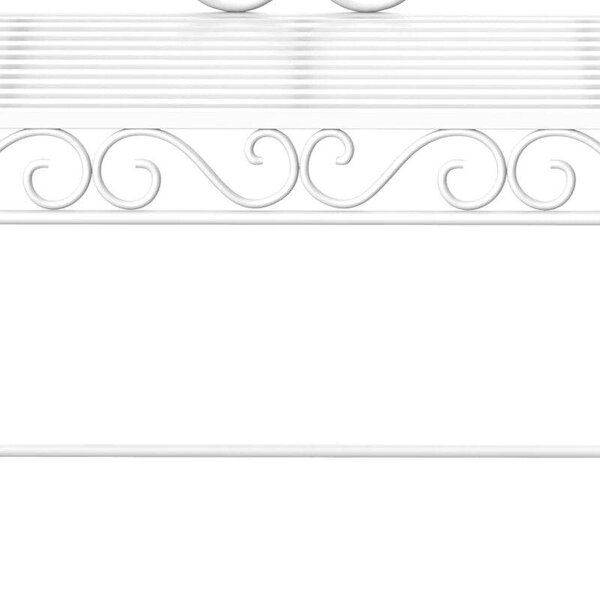 Heavy-Duty Garden Bench-White