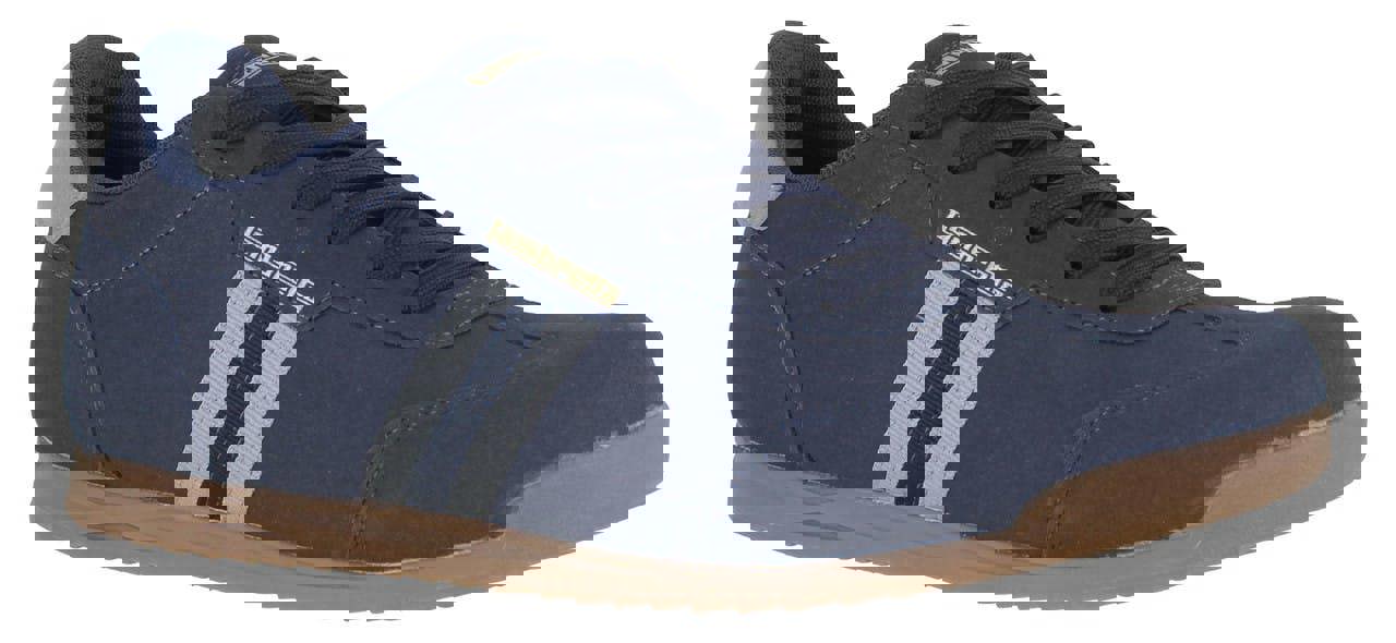 Lambretta Tackle Mens Casual Smart Lace Up Retro Trainers