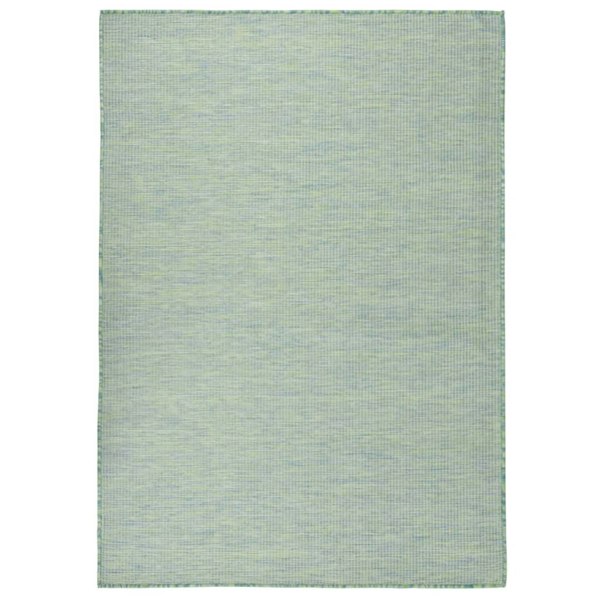 Berkfield Outdoor Flatweave Rug 200x280 cm Turquoise