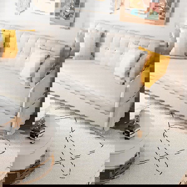 Elijah Four Seater Sofa Bed, Leathaire-Ritconcept-Rit Concept