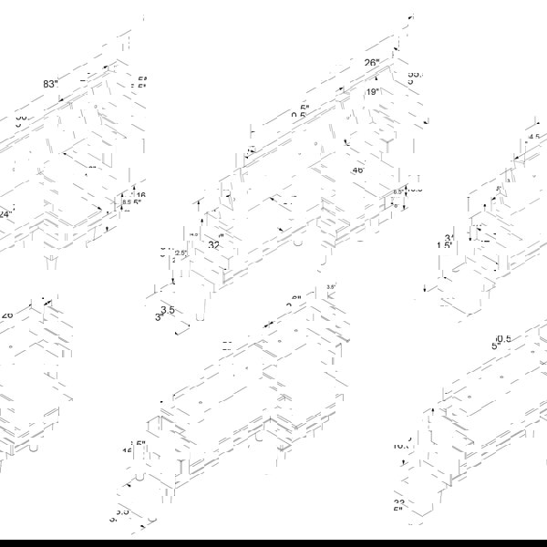 Dorel Home Haven Sectional Sofa Bed Linen Dark Grey