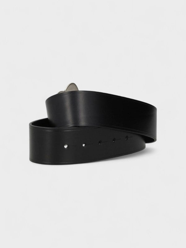Isabel Marant Adaria Sculptured Buckle Belt Black - Supplied FashionIsabel Marant