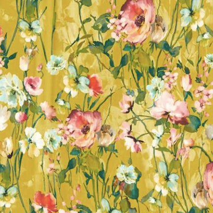 Love Frankie Woodstock honey fabric