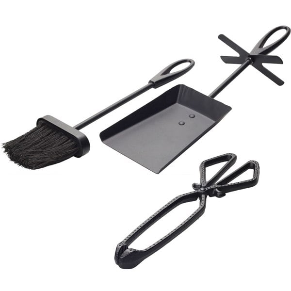 Tongs, Ash and Brush Set