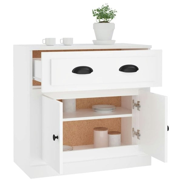 Berkfield Sideboard White 70x35.5x67.5 cm Engineered Wood