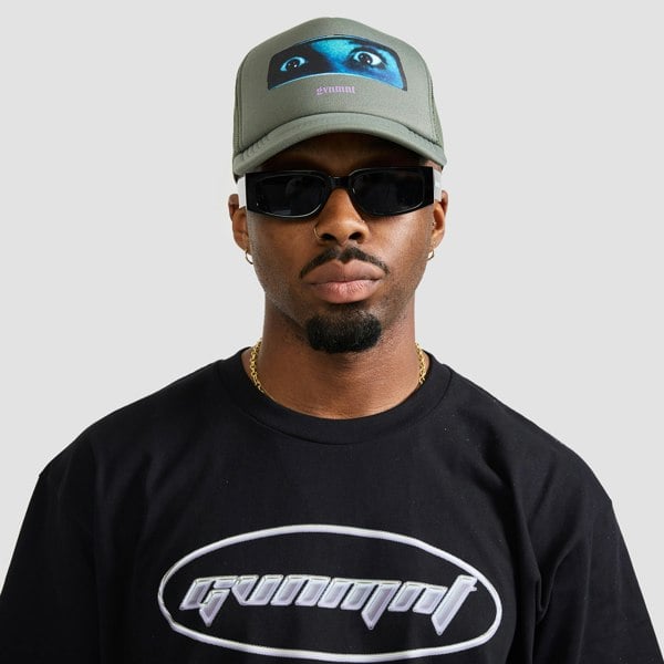 GVNMNT Clothing Co Check ya mirrors Trucker Cap - Green