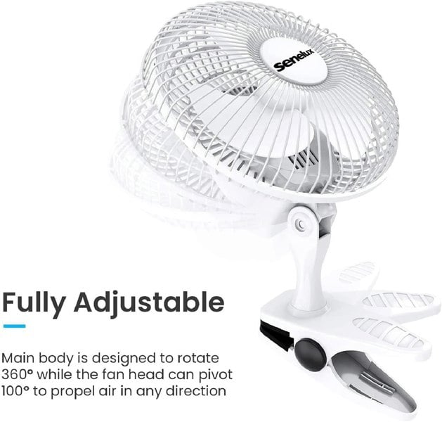 Senelux 6" Clip On Fan - Senelux