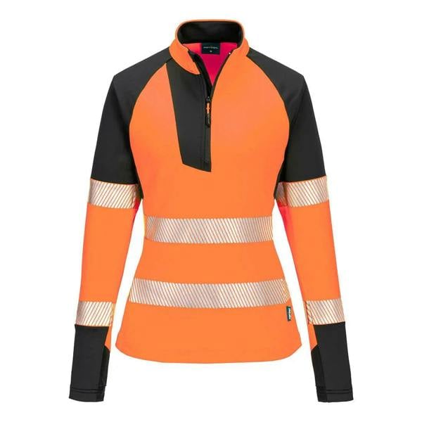 PW3 Hi-Vis Women's 1/4 Zip Sweatshirt - Hi-Vis Trousers