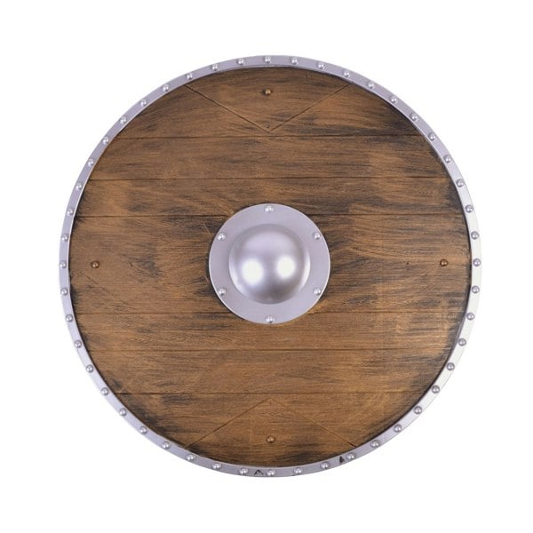 Bristol Novelty Warrior Shield - Brown/Silver