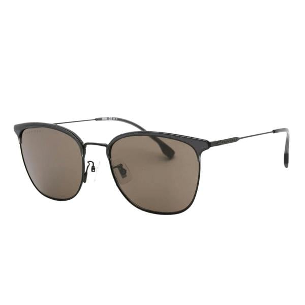 Hugo Boss Mens 1285/F/SK O6W Sunglasses - Dark Ruthenium/Grey - 