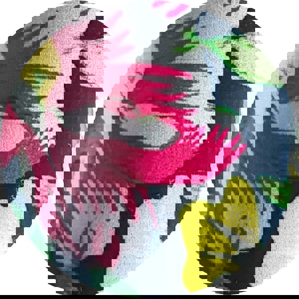 Aidapt Folding Walking Stick With Strap Black Floral