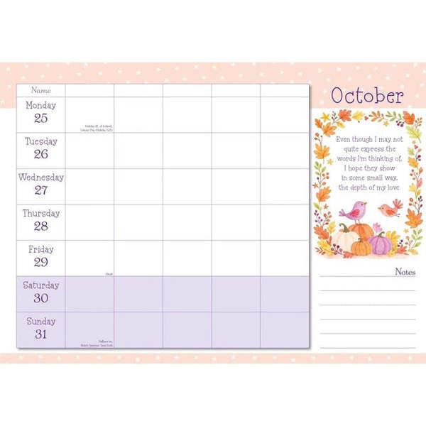 Mum's A4 Family Organiser 2027, Family Planners, Month To View, Family, Gift