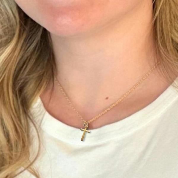 Aye Do Gifts Gold Cross Charm Necklace