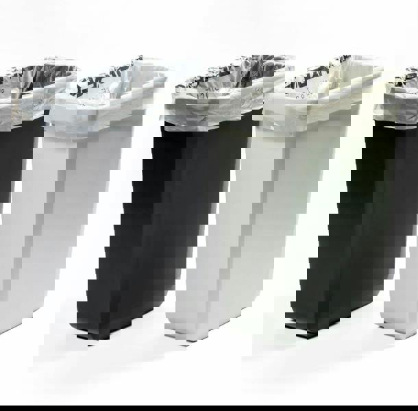 Durable ECO 110L Bin Bags | 100% Recycled Bin Liners | Fits 60L Bins | 25 Pack