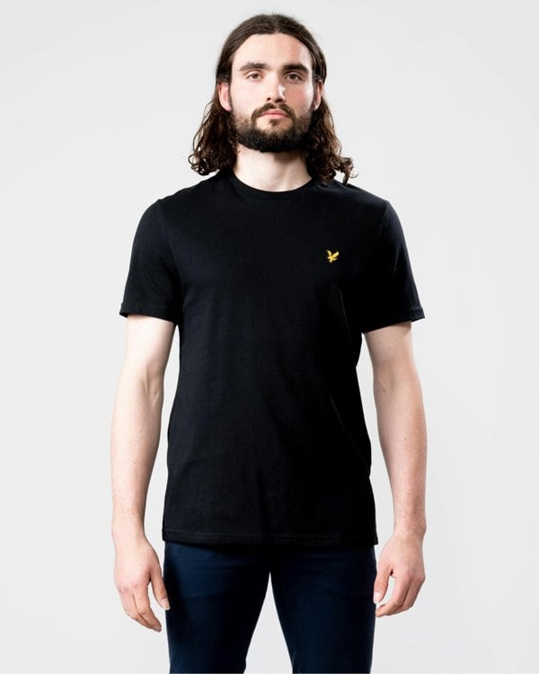 Lyle & Scott Plain Mens T-Shirt TS400VOG - Z865 Jet Black