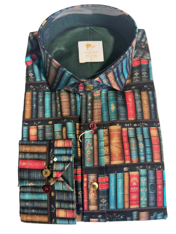 Claudio Lugli The Library Print Shirt