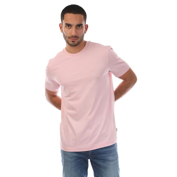 Boss Mens Thompson 01 T-Shirt - Pink