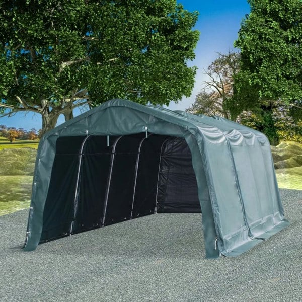 Berkfield Removable Livestock Tent PVC 550 g/m2 3.3x6.4 m Dark Green