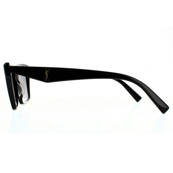 Saint Laurent Sunglasses SL M104 001 Shiny Black Grey Gradient