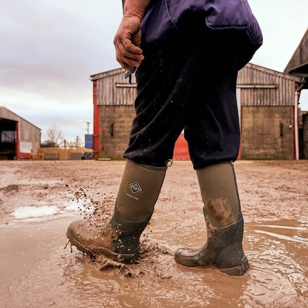 Muck Boots Unisex Arctic Sport Pull On Wellington Boots - Moss/Moss