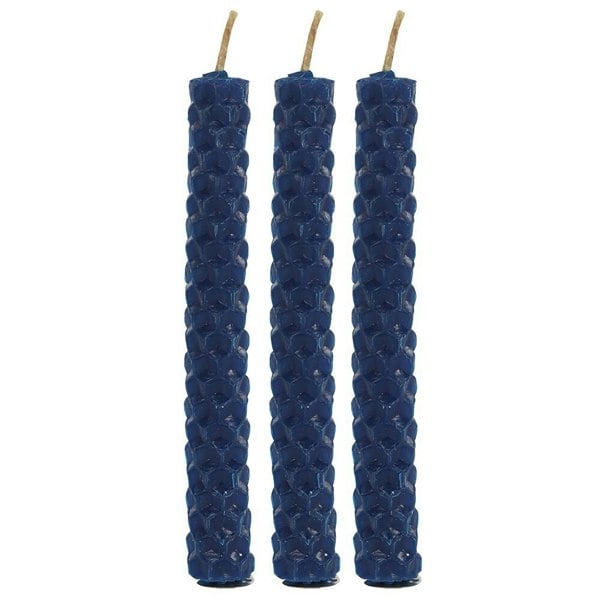 Something Different Beeswax Candles (Pack of 6) - Blue