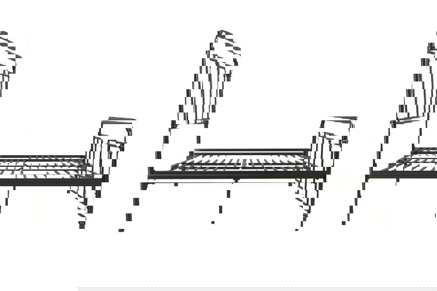 Dorel Home Wallace Metal Bed Black - King Size