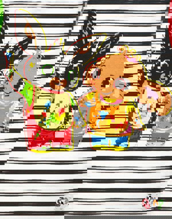 Bing Bunny Unisex Kids White Bing, Sula Short Sleeved T-Shirt