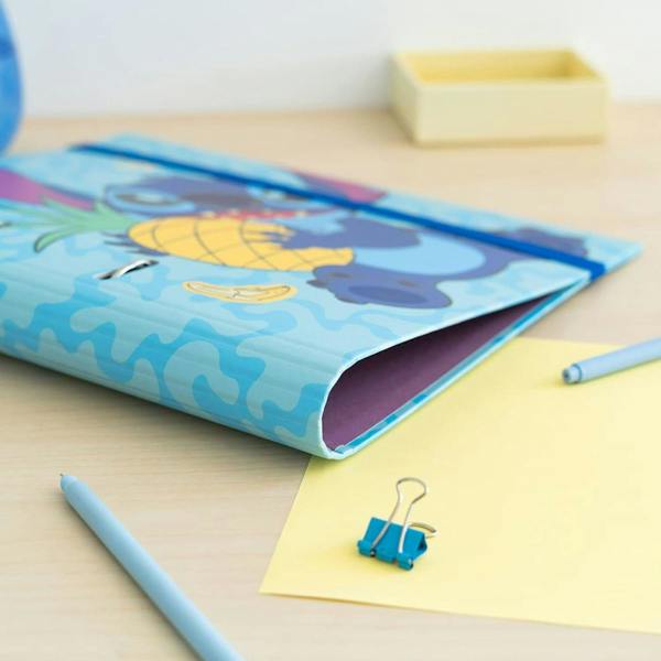 Grupo Eric Disney Stitch Tropical A4 Ring Binder Blue