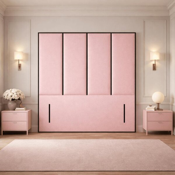 Great British Beds Emma headboard with Contrast Border