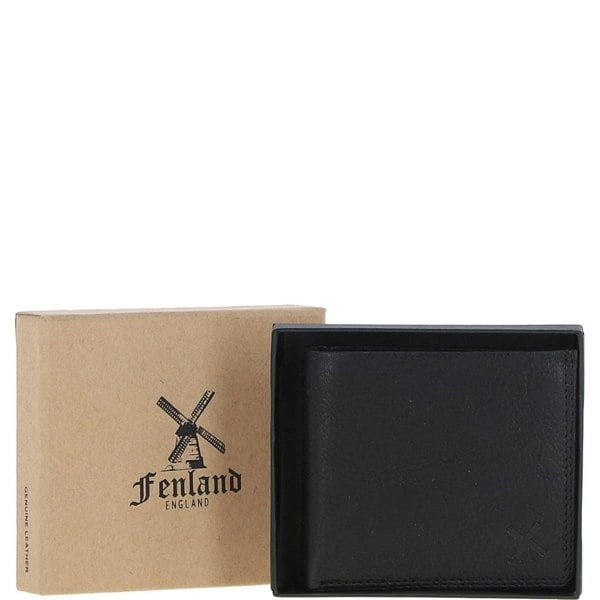 Men's Leather Classic 8 Card Billfold Wallet: FEN-551
