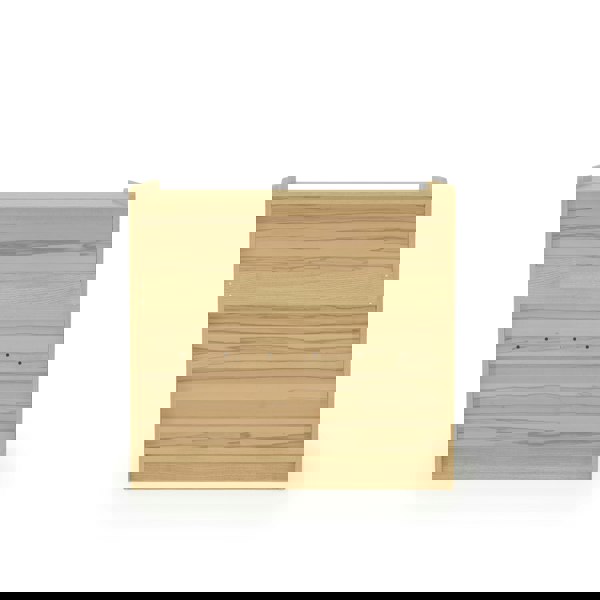 Dorel Home Oslo Plus Turntable Stand Light Oak / White