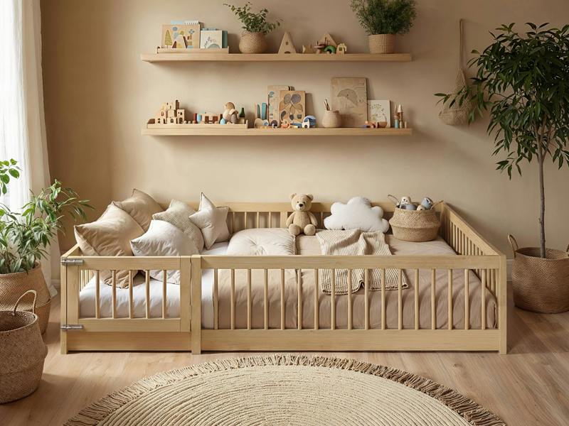 Flair Imogen Small Double Toddler Bed - Brown