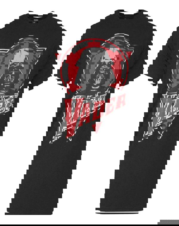 Star Wars Mens Black Darth Vader Short Sleeved T-Shirt