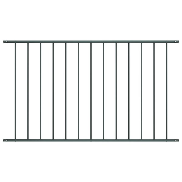 Berkfield Fence Panel Powder-coated Steel 1.7x0.75 m Anthracite