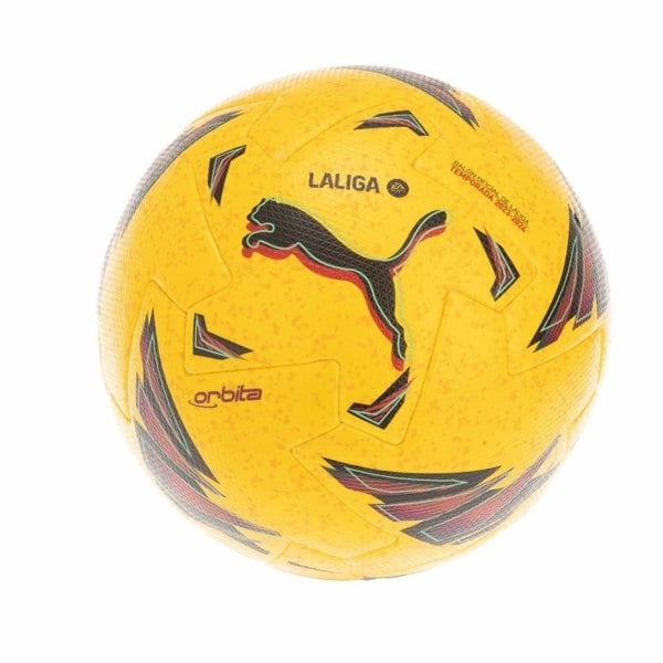 Puma Orbita LaLiga 1 Logo Football - Yellow