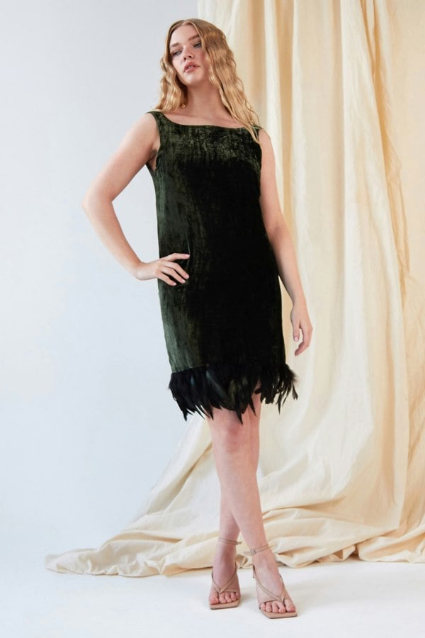 Silk Velvet Dress - Sarvin