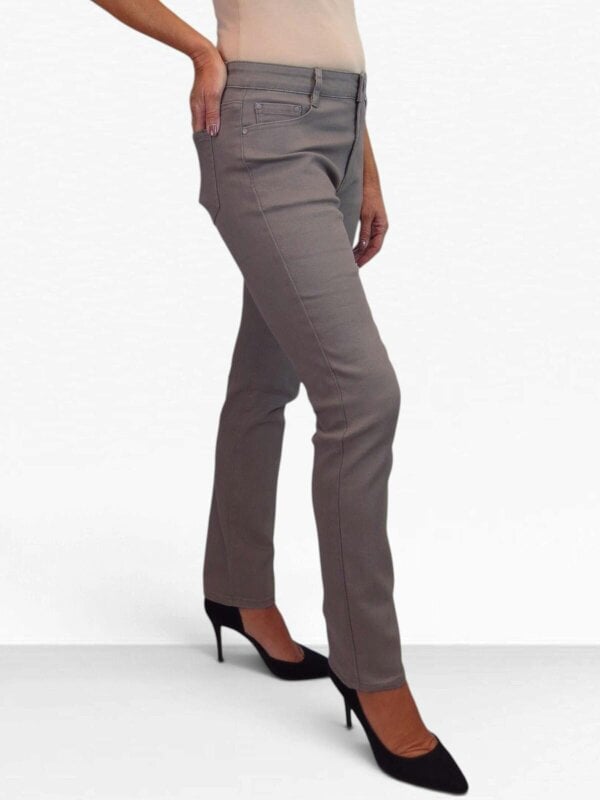 Paulo Due Women's High Waist Soft Stretch Slim Tapered Jeans