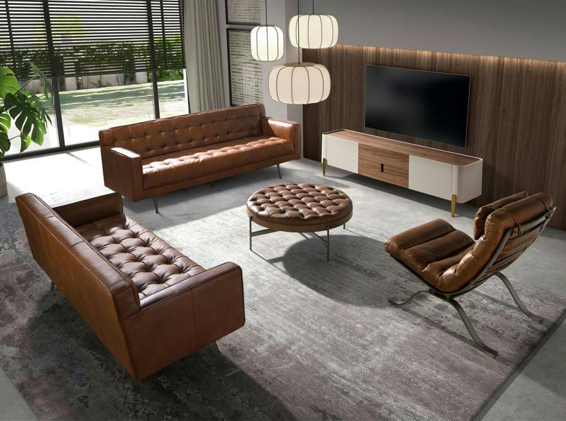 Angel Cerdá Dark Brown Leather Armchair 5161
