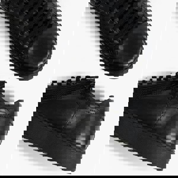 Geox GEOX J NASHIK Lace Up Kids Shoes Black