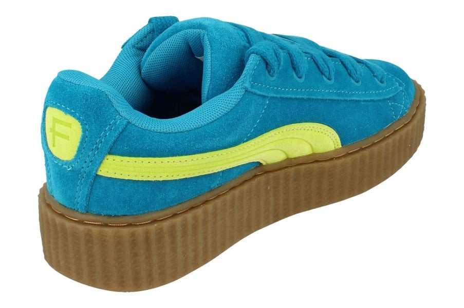 Puma Creeper Phatty Unisex Trainers 396403   - Spped Blue Lime Gum 02 - Photo 2
