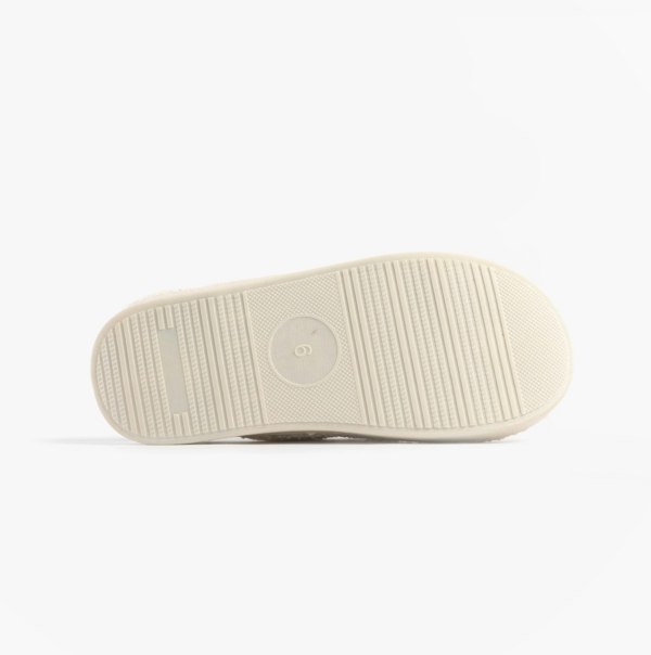 Jo & Joe AMOUR Womens Mule Slippers Cream