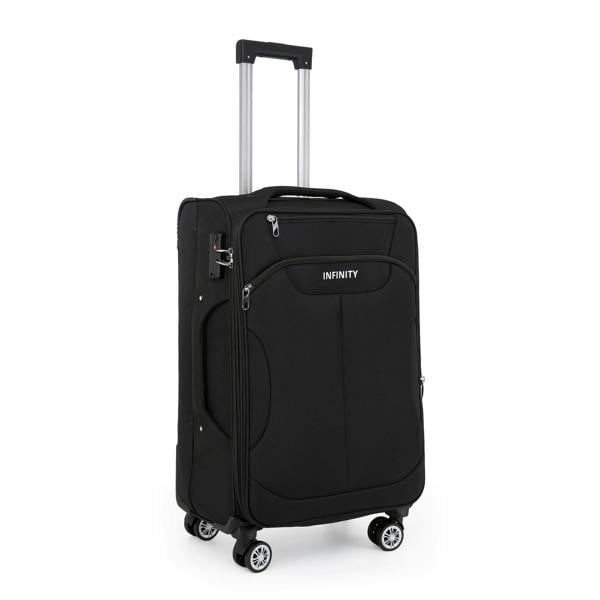 Infinity Luggage 8 Wheel Lightweight Suitcase Luggage TSA Travel Bags Set