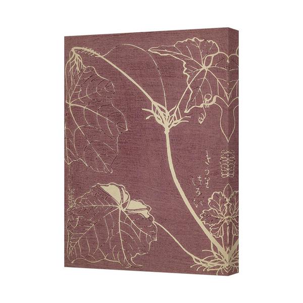 Benjamin Tate Design Botanical Canvas Wall Art Purple Leaves Grapevine Print 7090