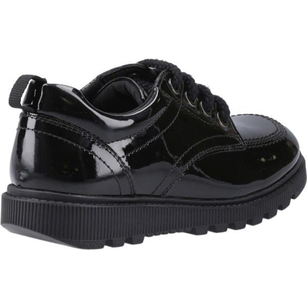 Hush Puppies Keeley Leather Girls's Black Lace-Up Shoes