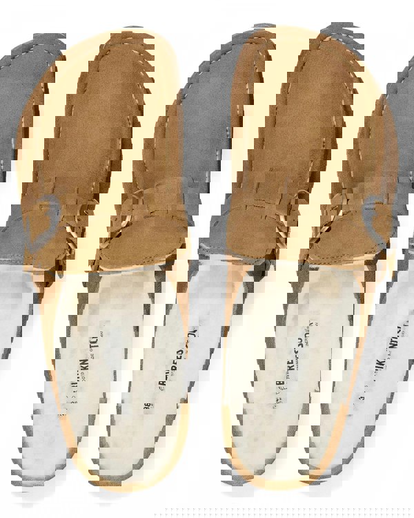 Birkenstock Buckley Suede Shearling Womens Mule Moccasins