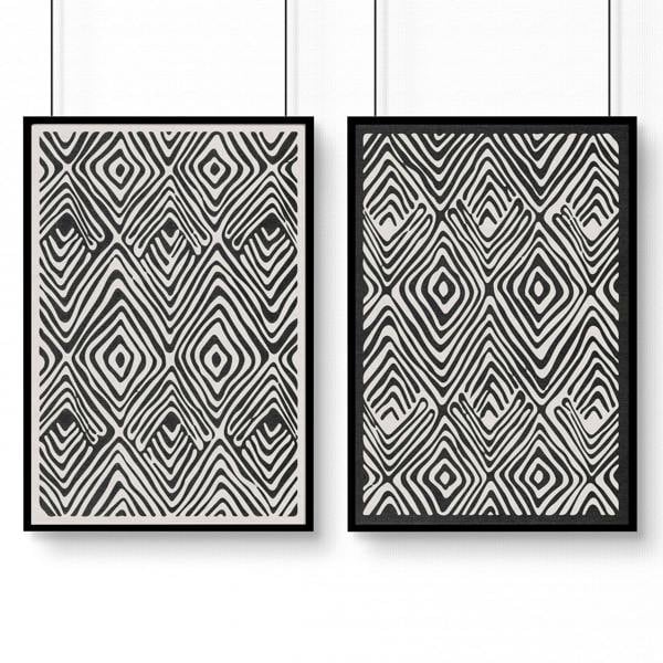 Art Wall Decoration | Set of 2 wall art prints